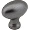 Jeffrey Alexander 1-9/16" Overall Length Gun Metal Football Lyon Cabinet Knob 3991DACM - alternate 1